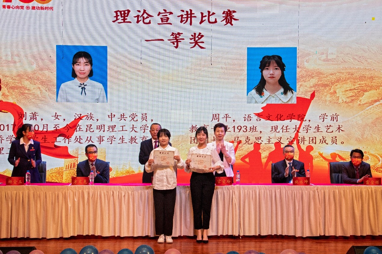 “喜迎二十大，云岭师生说”理论宣讲比赛获奖者1